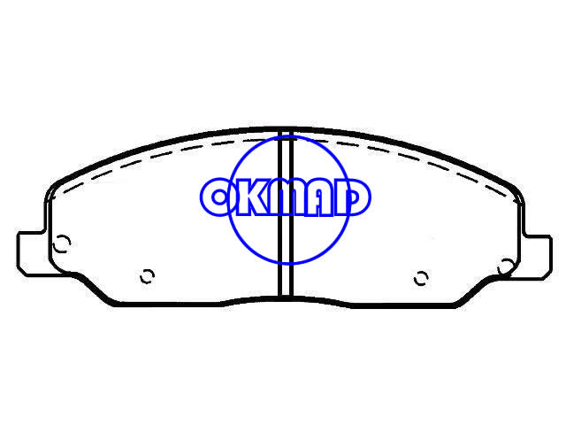 Plaquette de frein cabriolet FORD USA MUSTANG FMSI:D1081-7986 OEM:4R3Z-2001-AA WVA:24513,F1081